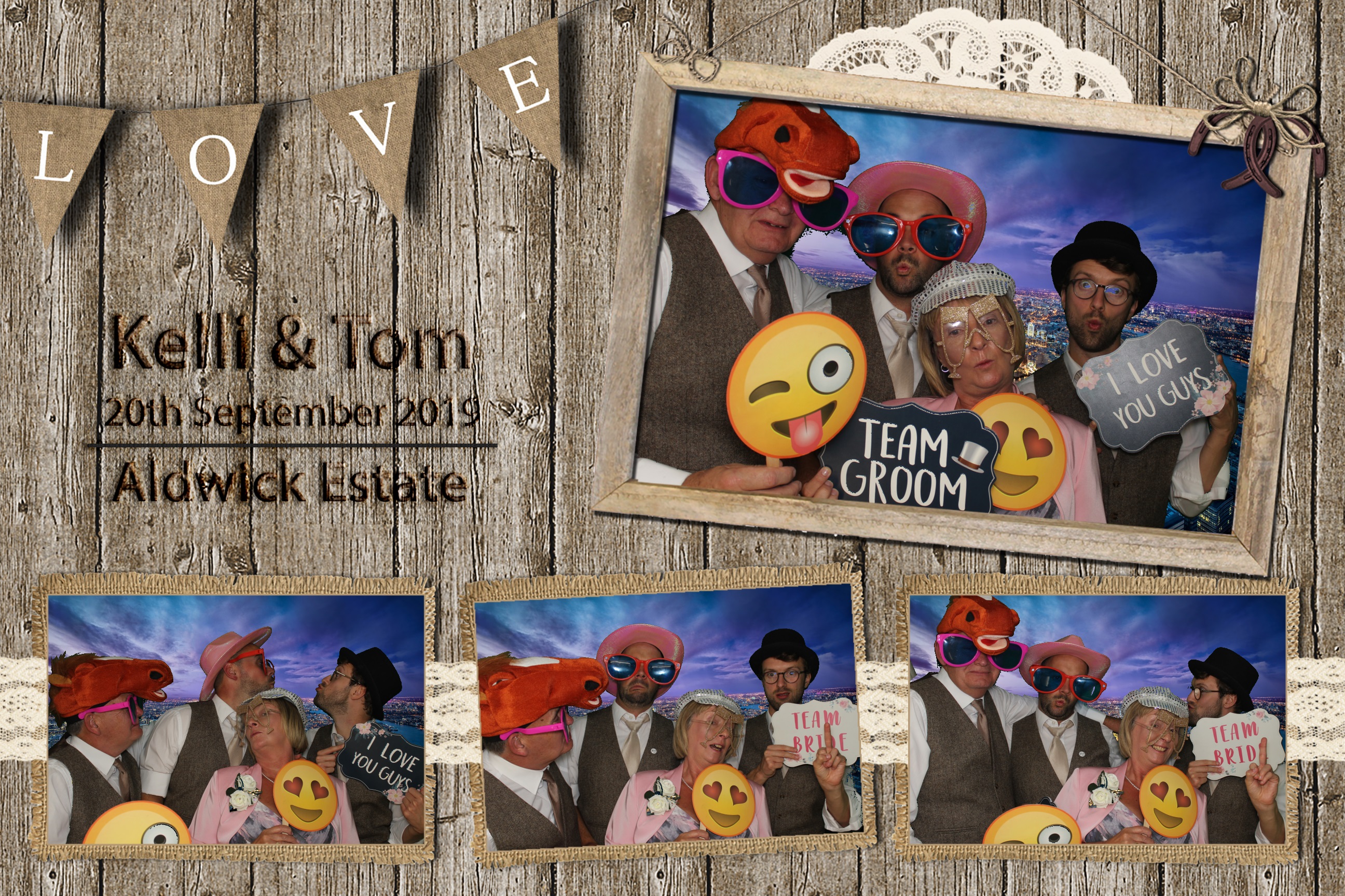 Kelli & Tom's Wedding | View more photos from the event at images.mobile-photo-booth.com/u/MobilePhotoBoothUK/Kelli-Toms-Wedding